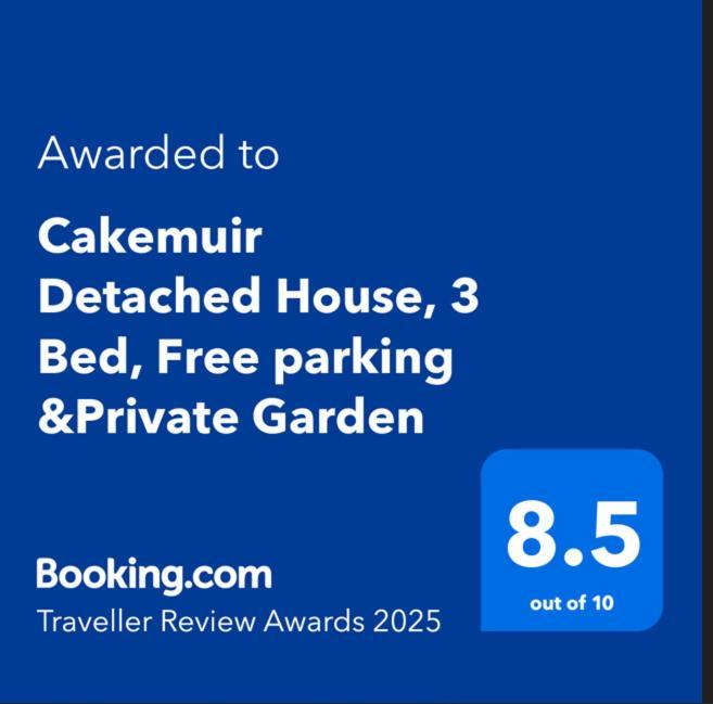 Cakemuir Detached House, 3 Bed, Free Parking &Private Garden Apartment Edinburgh Ngoại thất bức ảnh